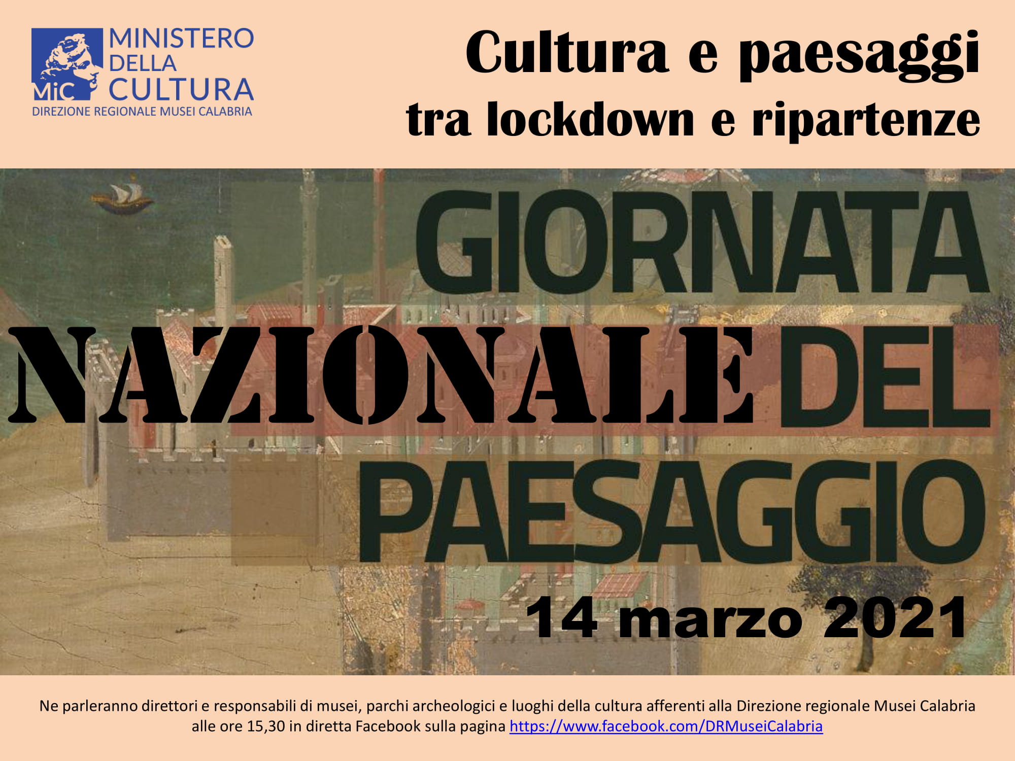GIORNATA NAZIONALE DEL PAESAGGIO 2021 - Cultura e paesaggi tra lockdown e ripartenze